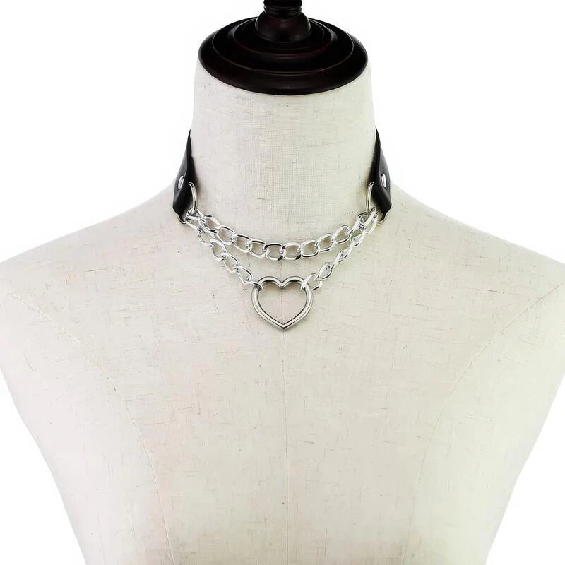 Collier Chaîne Cœur