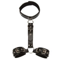 Menottes & collier en cuir